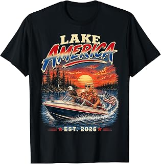 Lake America Est 2026 Trump Patriotic Usa Unisex T-shirt, Sweatshirt, Hoodie (1)