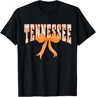 Tennessee Floral Retro Coquette Bow Unisex T-shirt, Sweatshirt, Hoodie (1)