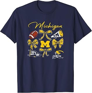 Michigan Wolverines Football Bow Navy Officially Licensed (1)