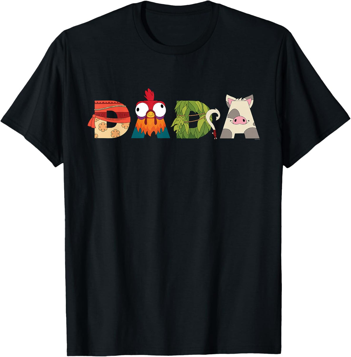 Moana Letters Dada Father'S Day Birthday Unisex T-shirt, Sweatshirt, Hoodie (1)