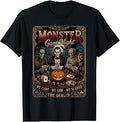 Monster Game Night Halloween Card Player Unisex T-shirt, Sweatshirt, Hoodie (1)