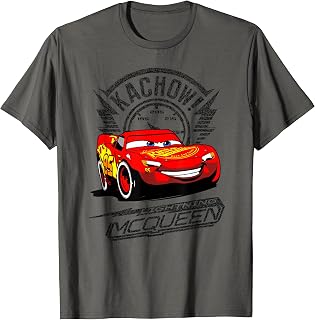 Pixar Cars Lightning Mcqueen Kachow Retro Shot Unisex T-shirt, Sweatshirt, Hoodie (1)