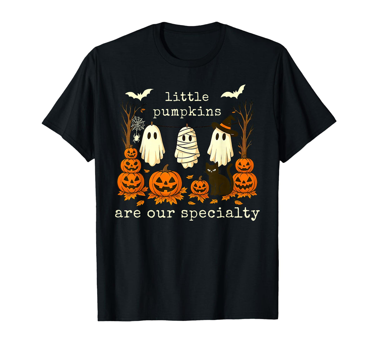 Retro Little Pumpkins Specialty Peds Nurse Halloween Unisex T-shirt, Sweatshirt, Hoodie (1)