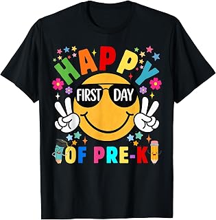 Happy First Day Pre-K Tee Teachers Unisex T-shirt, Sweatshirt, Hoodie (1)