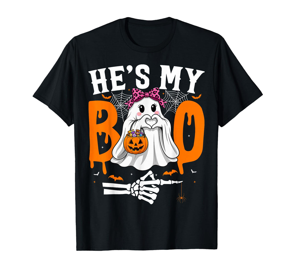 He'S Boo Matching Couples She'S Boo Halloween Couple Unisex T-shirt, Sweatshirt, Hoodie (1)