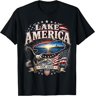Lake America 2026 Patriotic American Lake Ontario Usa Unisex T-shirt, Sweatshirt, Hoodie (1)