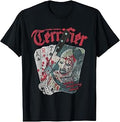 Cards Dice Art Clown Bloody Knife Horror Unisex T-shirt, Sweatshirt, Hoodie (1)
