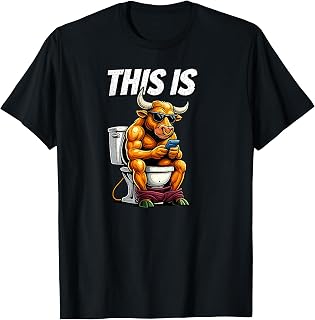 Some Bull Crap Cow Bs Toilet Humor Distressed Meme Unisex T-shirt, Sweatshirt, Hoodie (1)