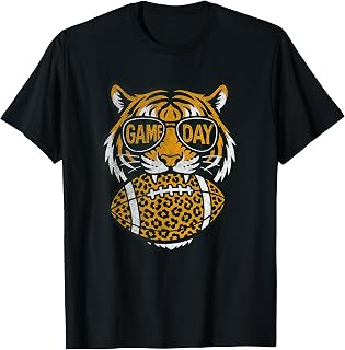 Tiger Leopard Football Game Day Thanksgiving Tiger Unisex T-shirt, Sweatshirt, Hoodie (1)