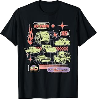 Disney Pixar'S Cars 20th Anniversary Lightning Friends Unisex T-shirt, Sweatshirt, Hoodie (1)