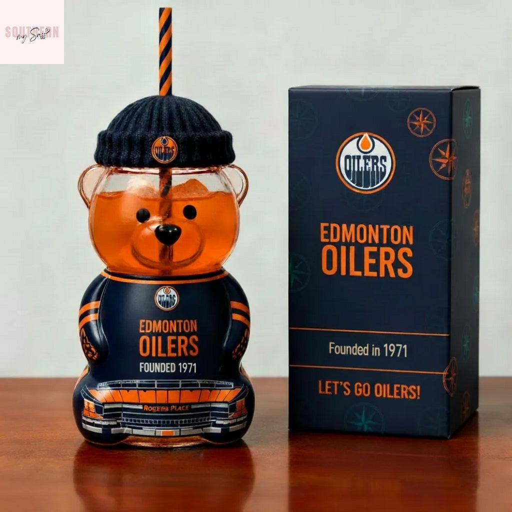 Edmonton Oilers Founded 1971 Bear Glass Cup