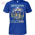 End Of An Era Varsity Blues West Canaan Coyotes Legends Siganture Unisex T-Shirt