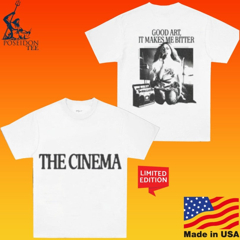 Erin Lecount The Cinema Good Art It Makes Me Bitter T-shirt