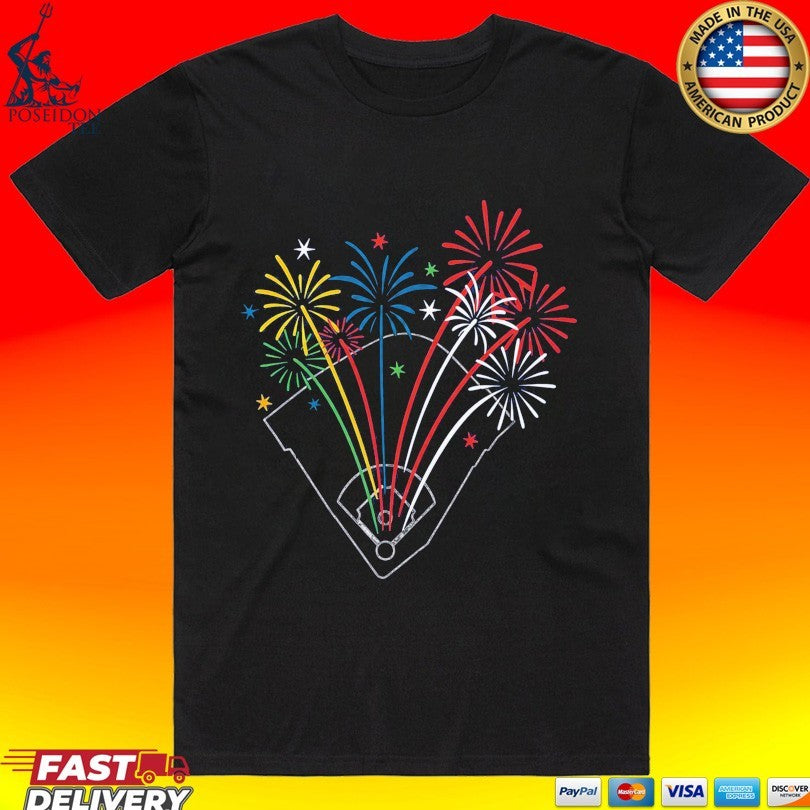 Fireworks On The 4th Of July T-shirt