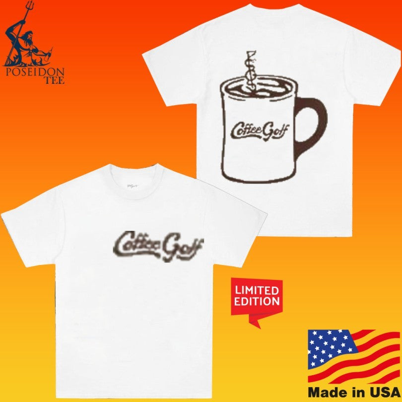 Fried Egg Golf The Shotgun Start Coffee Golf T-shirt