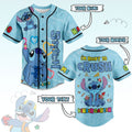 Funny Blue Aline Custom Name &amp; Number Baseball Jersey