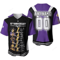Los Angeles Lakers 74 Years Of Lakers The Greatest Teams Signatures Nba 3D Designed Personalized Baseball Jersey Nba Gift For Fans