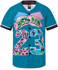 Personalized Dark Green Shirts Hip Hop 90S Fashion Custom Number Idea Gift For Fans Baseball Jersey
