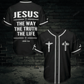 Jesus The Way The Truth The Life Baseball Jersey 421