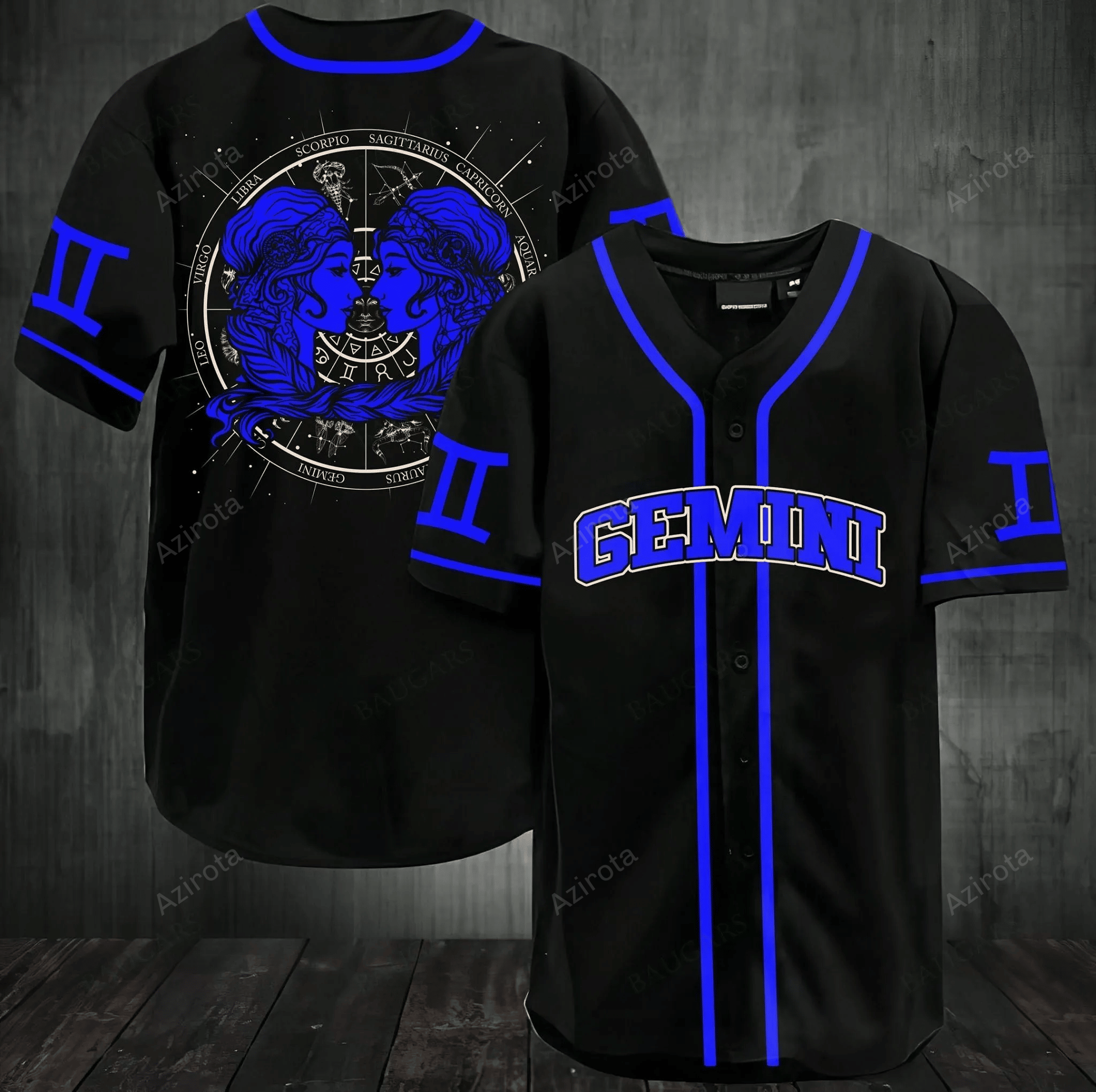 Stunning Zodiac Gemini Baseball Jersey 195