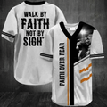 Jesus Walk By Faith Not By Sight Baseball Jersey 144