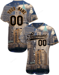 Personalized New York City Printed Name And Number Idea Gift For Fans Baseball Jersey - Zimustore