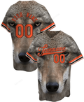 Personalized Dog Face Printed Name And Number Idea Gift For Fans Baseball Jersey - Zimustore
