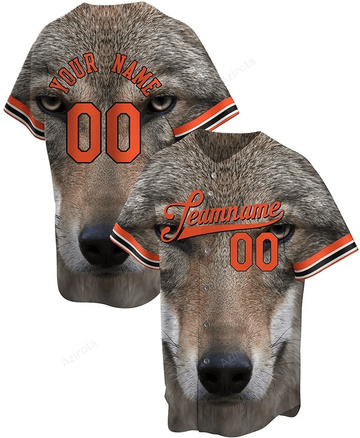 Personalized Dog Face Printed Name And Number Idea Gift For Fans Baseball Jersey - Zimustore
