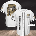Purdue Boilermakers Personalized Baseball Jersey Shirt 340