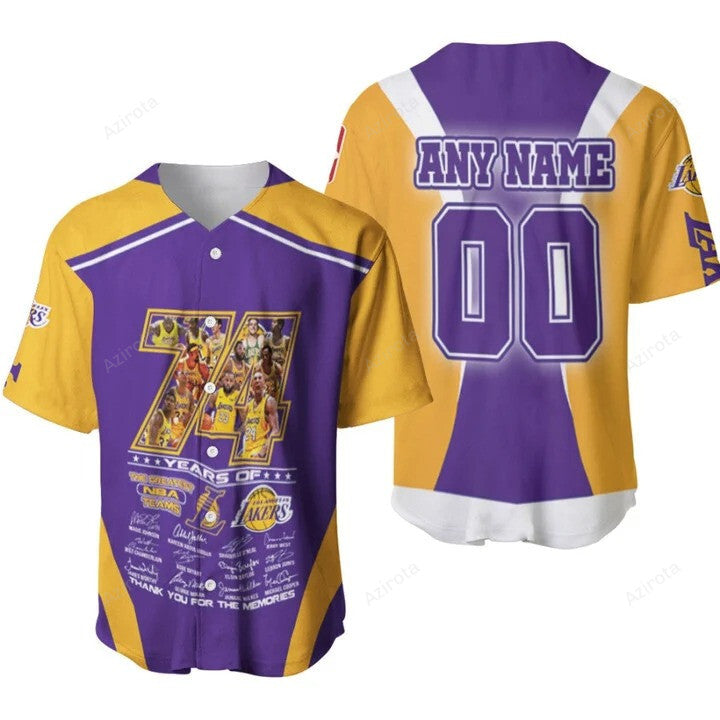 Los Angeles Lakers 74 Years Of Lakers The Greatest Teams Signatures Nba 3 D Designed Personalized Bas