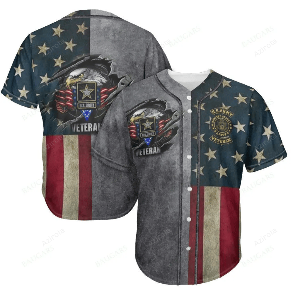 U.S. Army Veteran Baseball Jersey 01