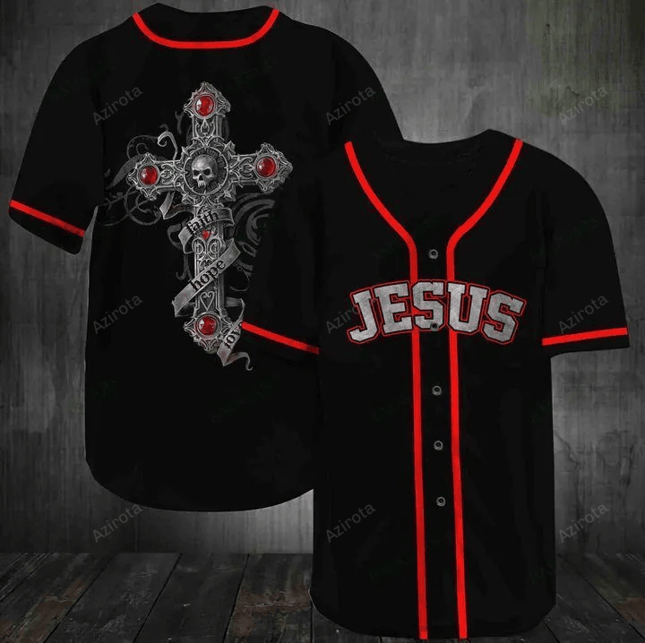 Jesus The Beautiful Cross Baseball Jersey 103