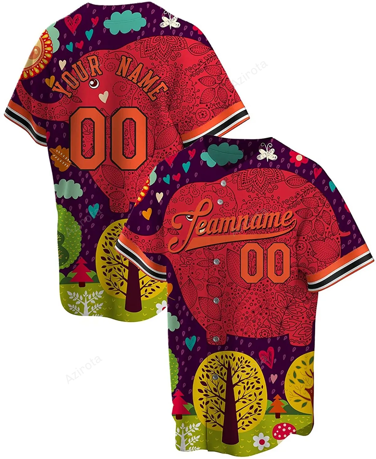 Personalized Al Plant Art Printed Name And Number Idea Gift For Fans Baseball Jersey