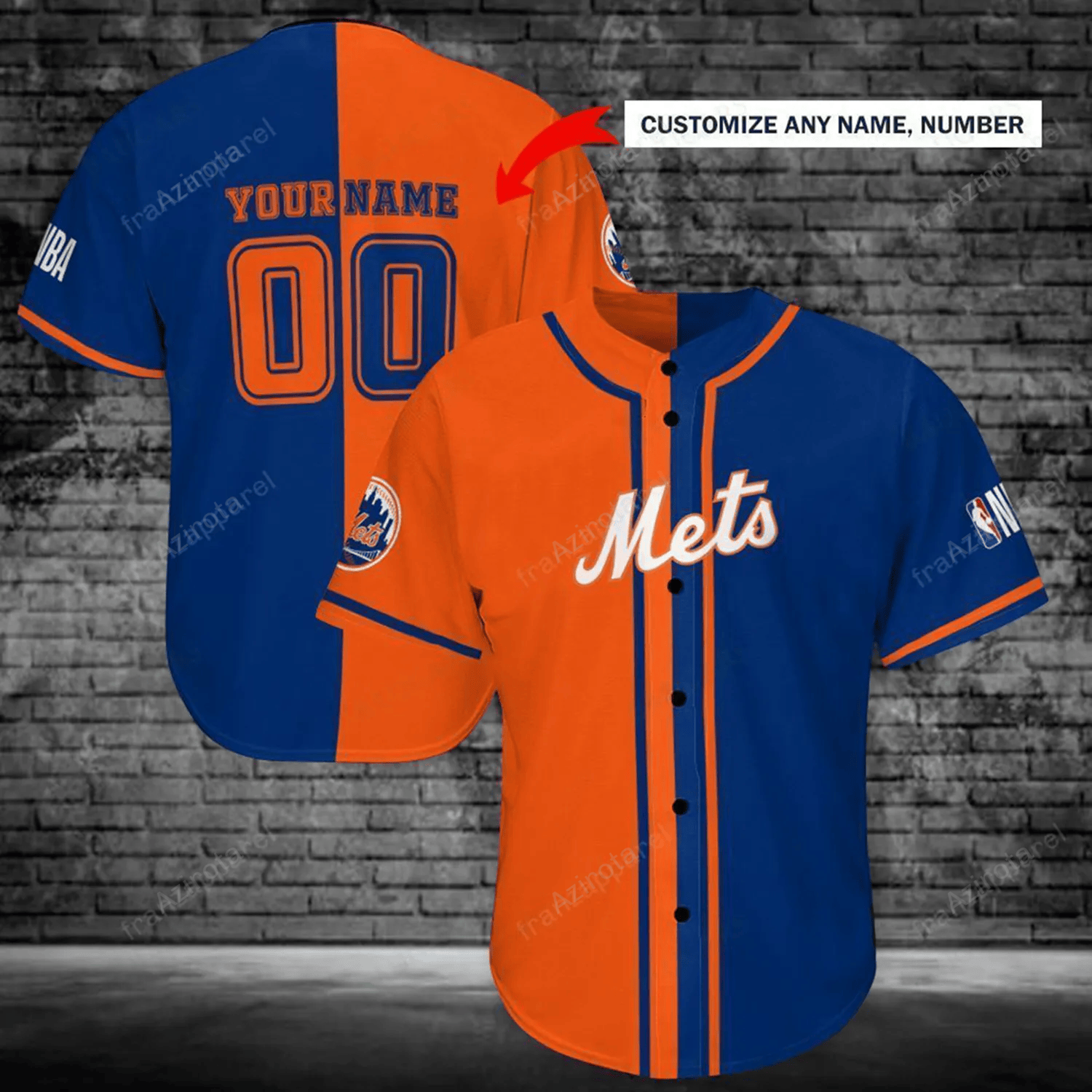 New York Mets Personalized Baseball Jersey Shirt 117