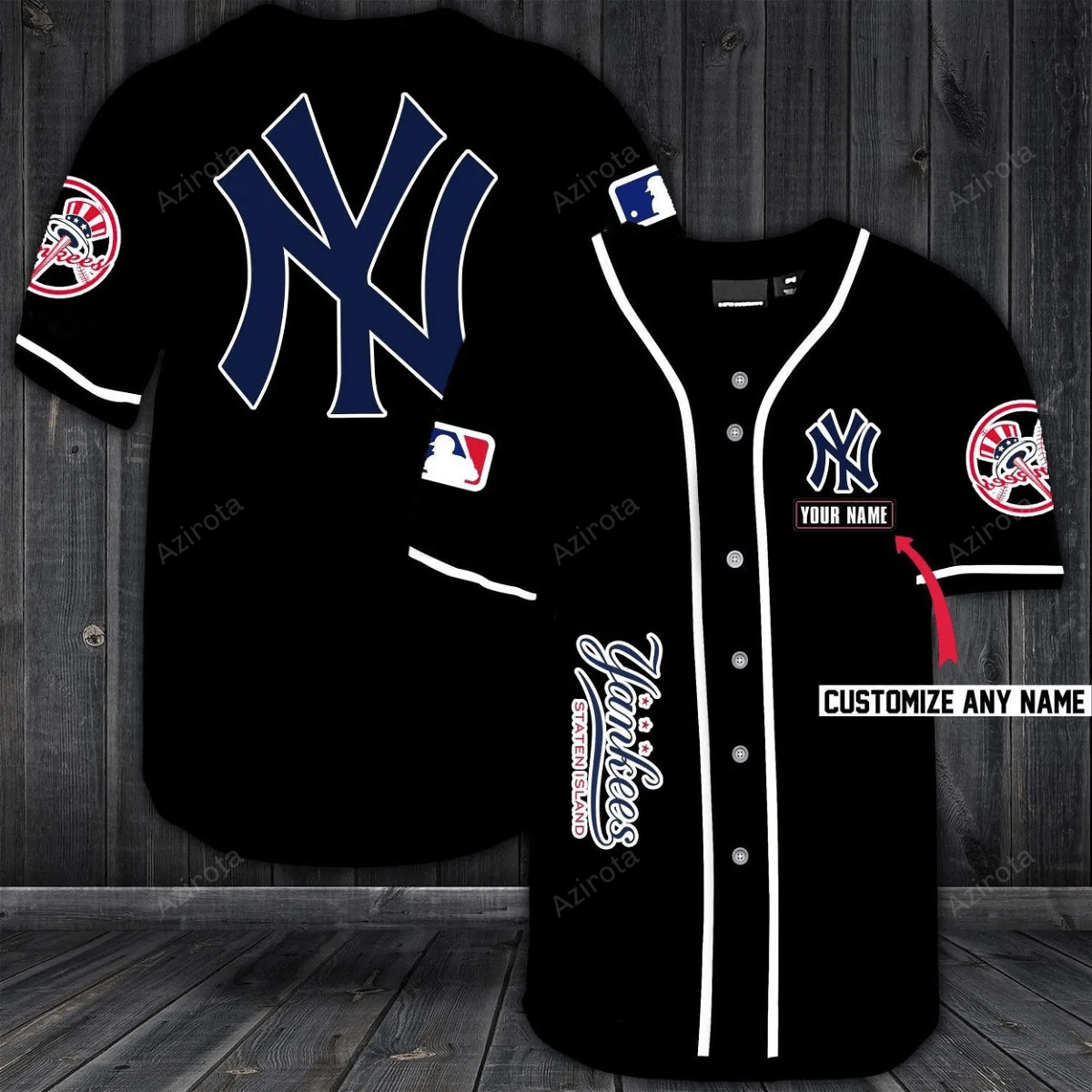 New York Yankees Personalized Custom Name For You Baseball Jersey - Zimustore