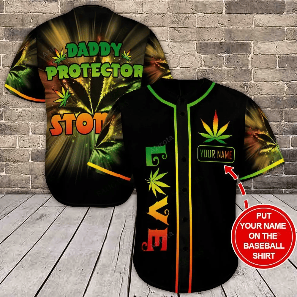 Weed Baseball Jersey Shirt 8