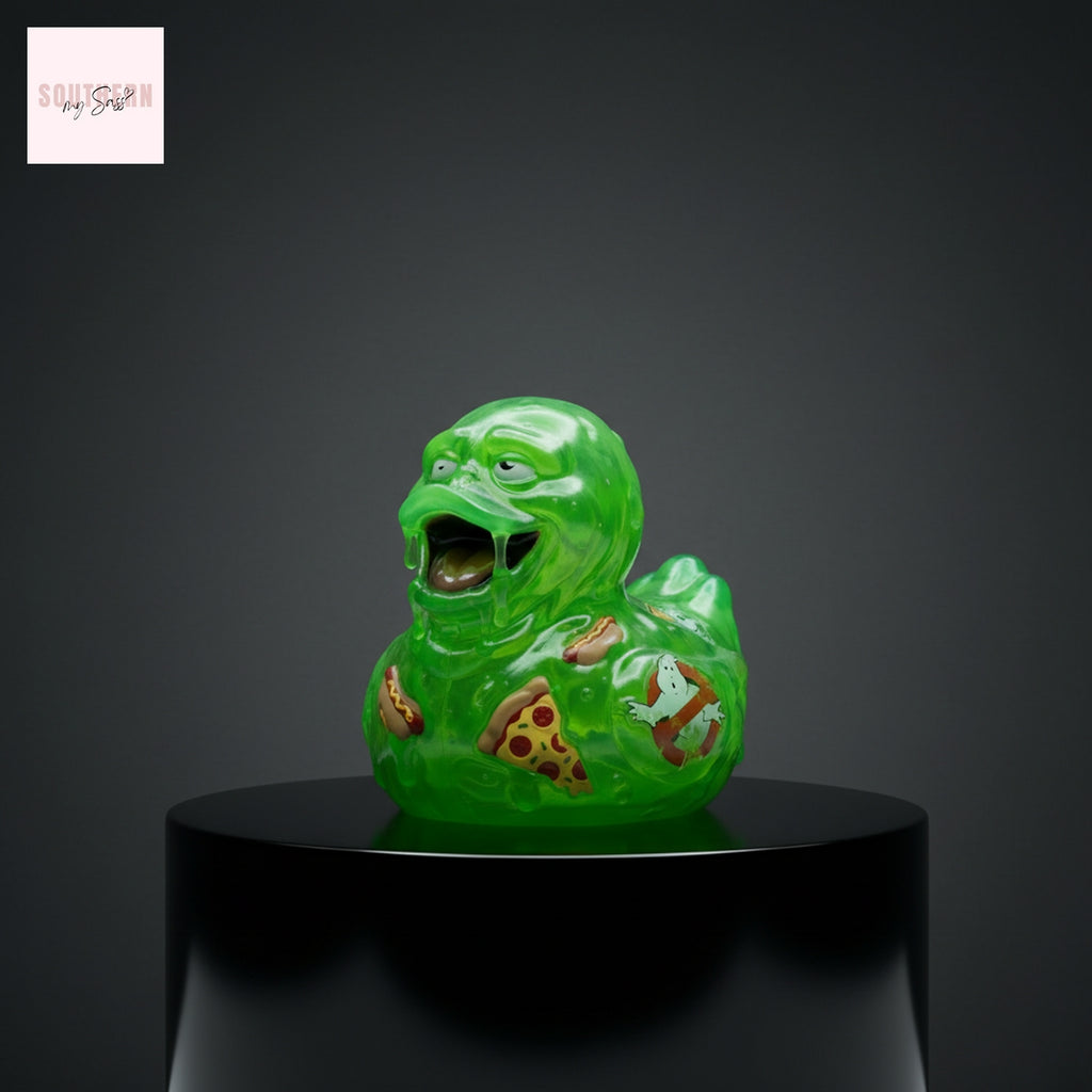 Ghostbusters Slimer Translucent Green Rubber Duck