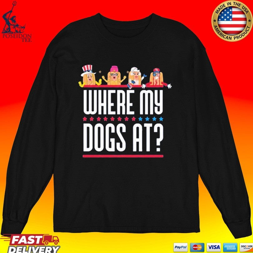 Guardians Where My Dogs At T-shirt