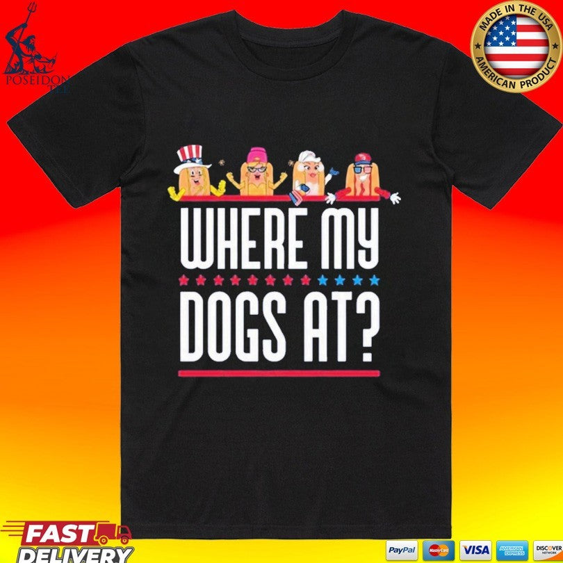 Guardians Where My Dogs At T-shirt