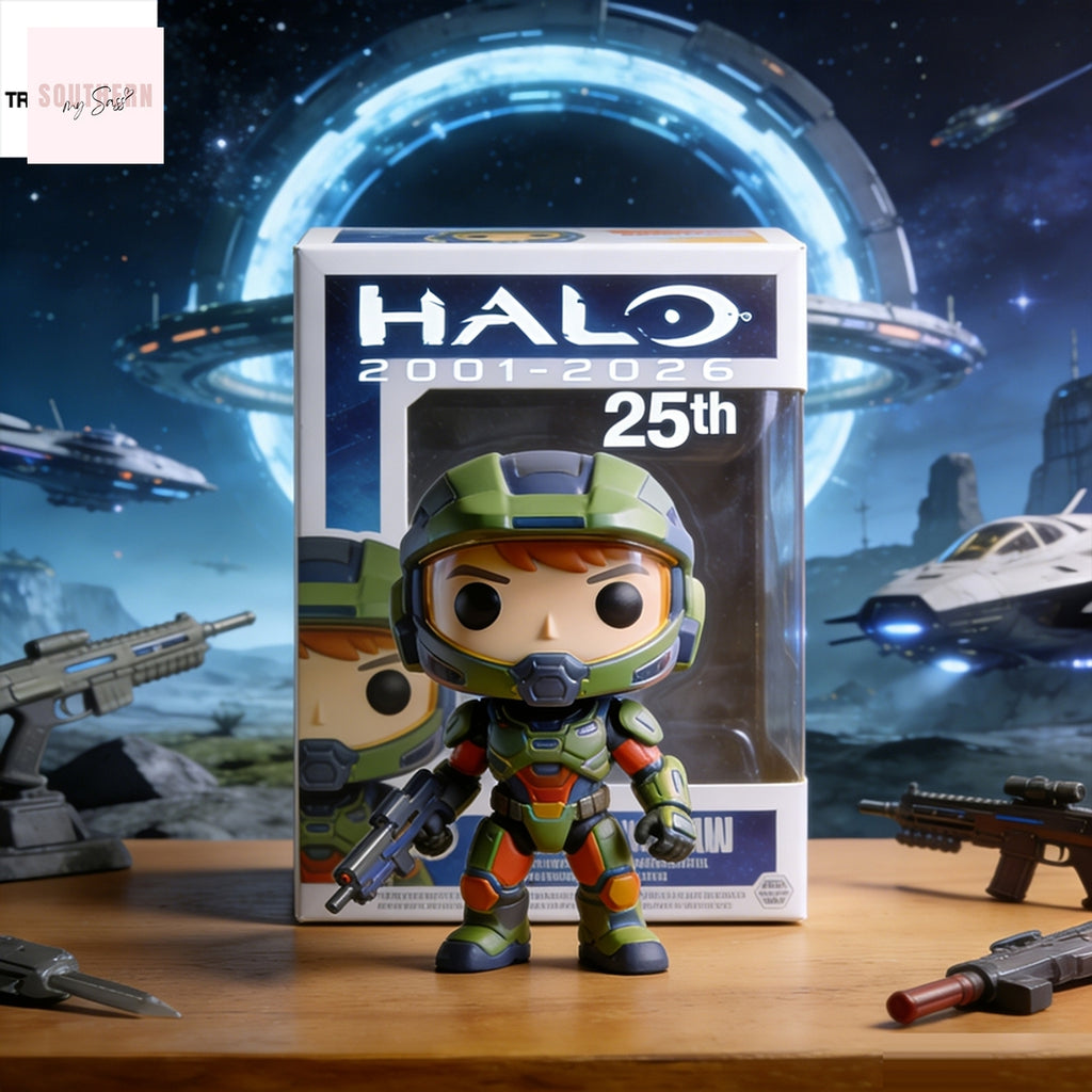 Halo Master Chief 25Th Anniversary Pop Figure Doll
