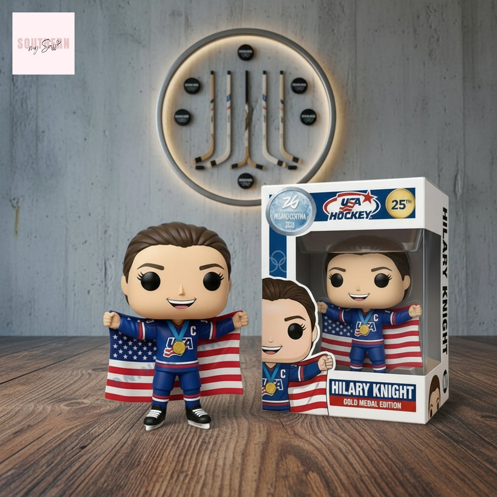 Hilary Knight USA Hockey Gold Medal Edition Milano Cortina 2026 Pop Figure Doll