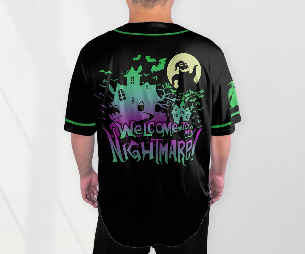 Halloween Oogie Boogie Baseball Jersey Ghost Baseball Shirt Halloween Jersey Shirt Gift