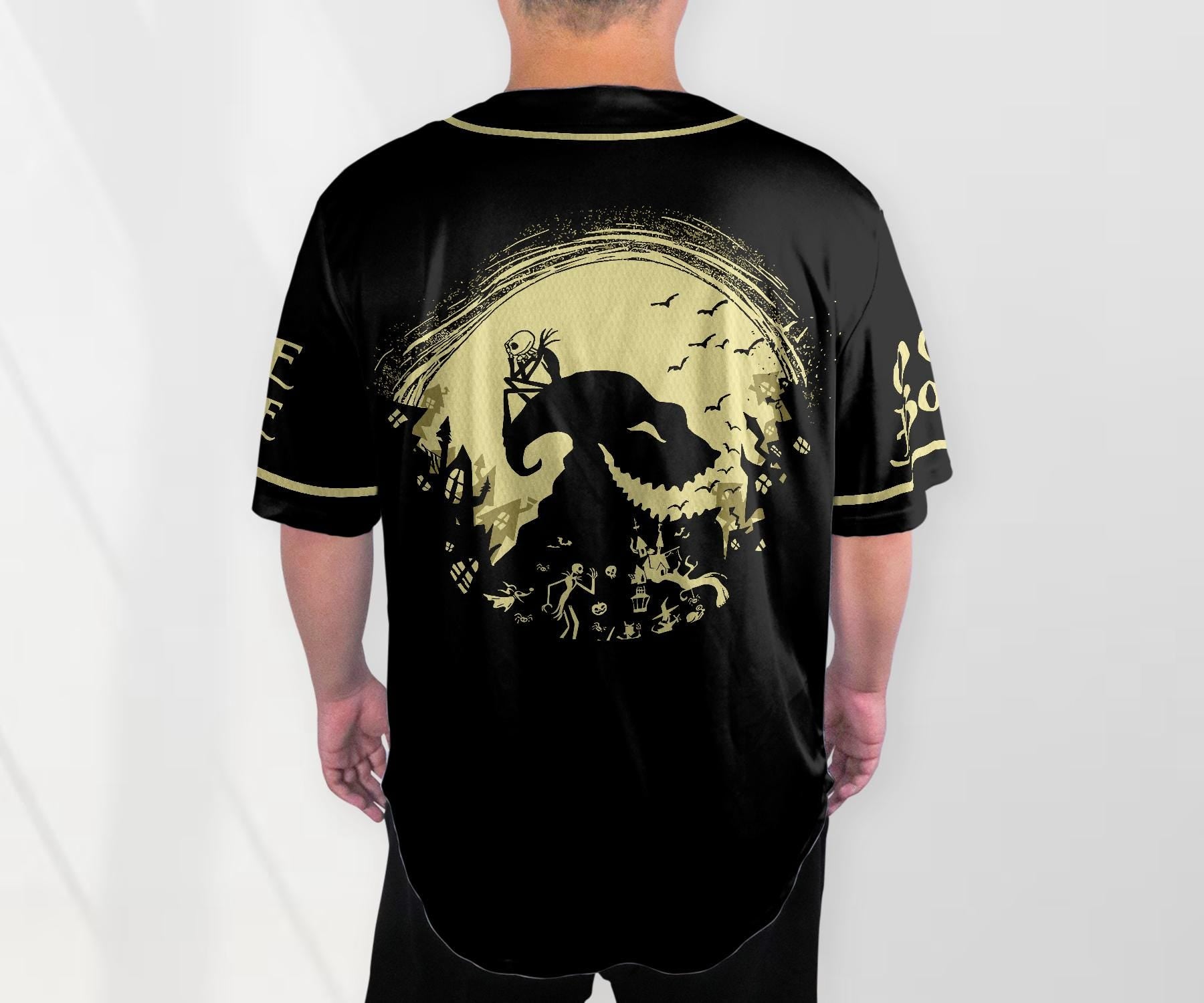 Oogie Boogie Baseball Jersey Ghost Halloween Style Baseball Shirt Halloween Jersey Shirt Gift