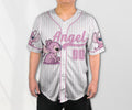 Personalized Angel Baseball Shirt Custom Name Jersey Cartoon  Birthday Gift