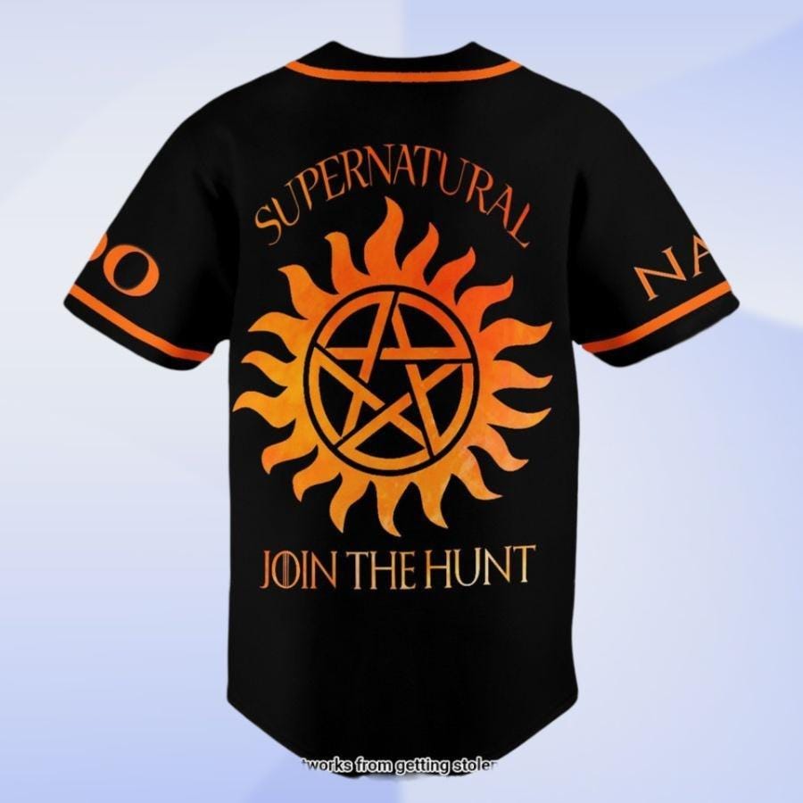 Personalized Supernatural Baseball Jersey, Dean Winchester Jersey Shirt, Winchester Brothers Baseball Jersey, Sam and Dean Jersey Shirt