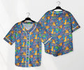 Simba Jersey Shirt Lion King Baseball Jersey Shirt Funny Simba Baseball Jersey Summer Tropical Shirt Simba Shirt Gifts
