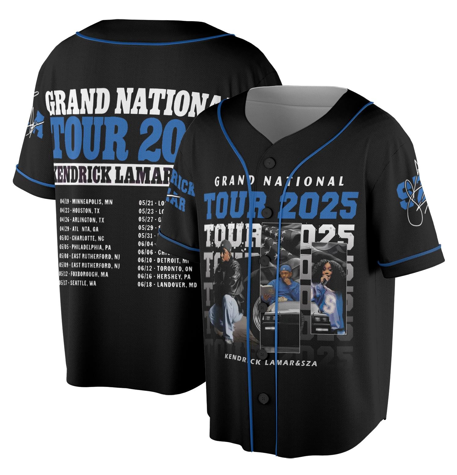 Tour Ken-drick Lamar & S-ZA Jersey