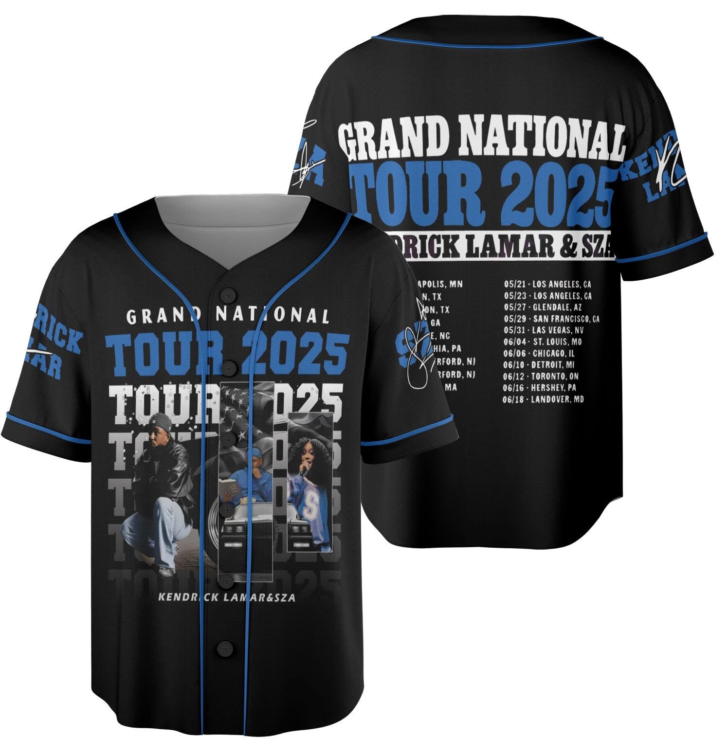 Tour Ken-drick Lamar & S-ZA Jersey