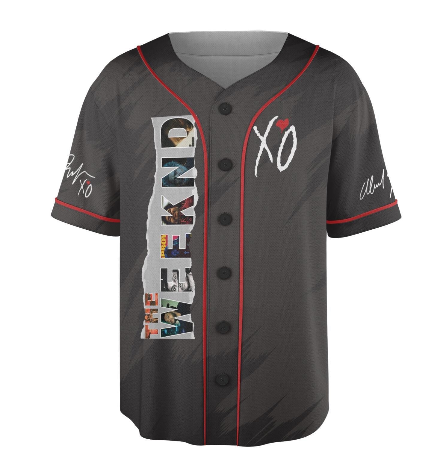 The Weeknd All Album Baseball Jersey, After Hours Til Dawn Jersey, The Weeknd With Playboy Carti