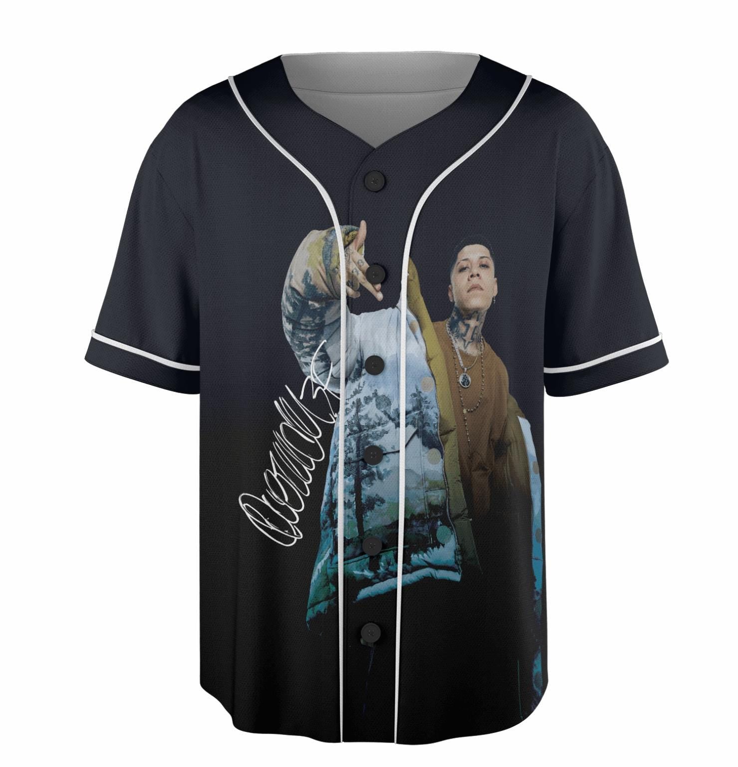 Santa Fe Klan Se Apago La Llama Playera Negra Black Jersey Mexico